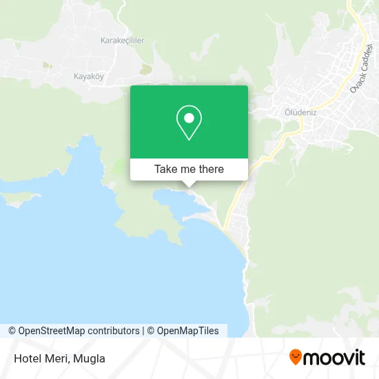 Hotel Meri map