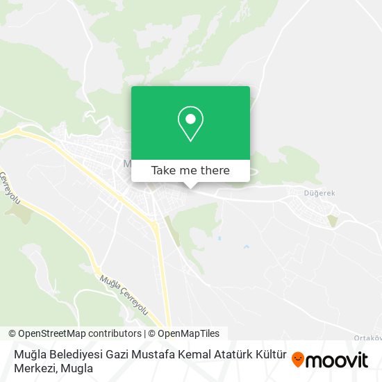 Muğla Belediyesi Gazi Mustafa Kemal Atatürk Kültür Merkezi map