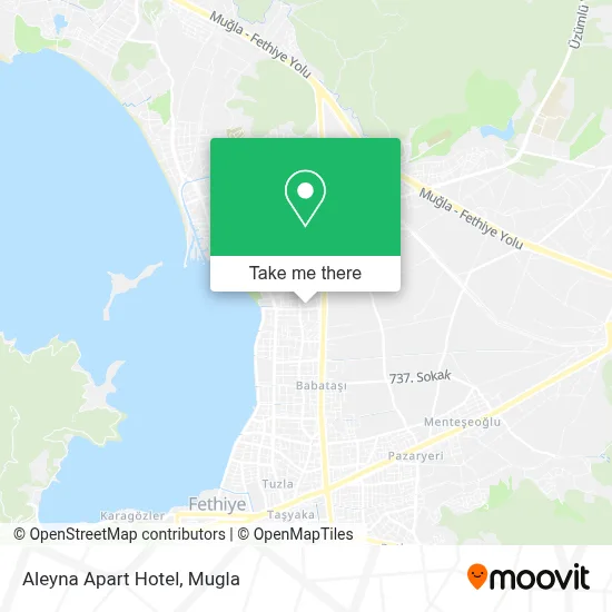 Aleyna Apart Hotel map