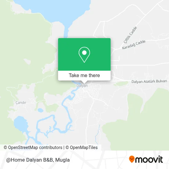 @Home Dalyan B&B map