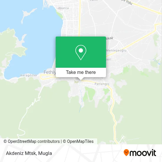 Akdeniz Mtsk map