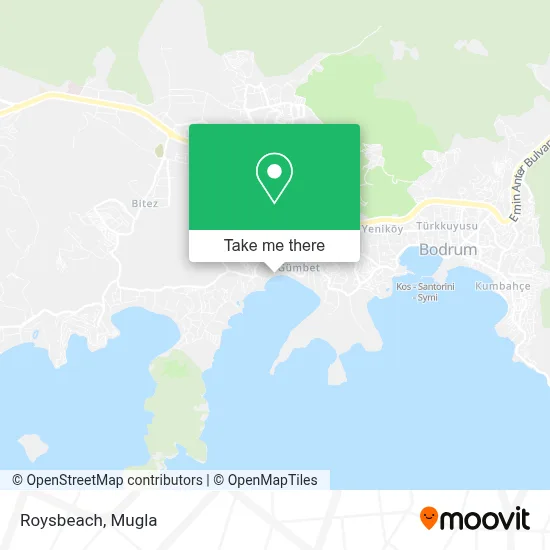 Roysbeach map