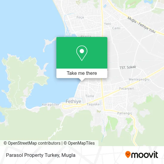 Parasol Property Turkey map