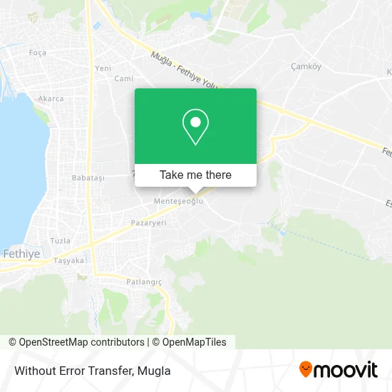 Without Error Transfer map