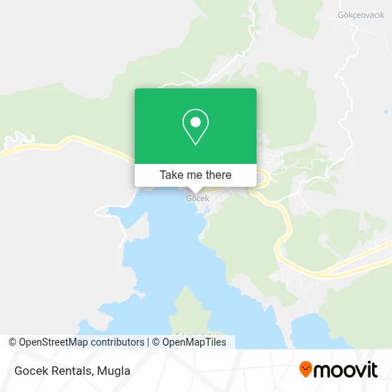 Gocek Rentals map