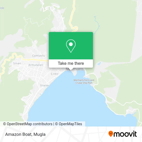 Amazon Boat map