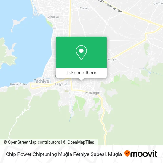 Chip Power Chiptuning Muğla Fethiye Şubesi map