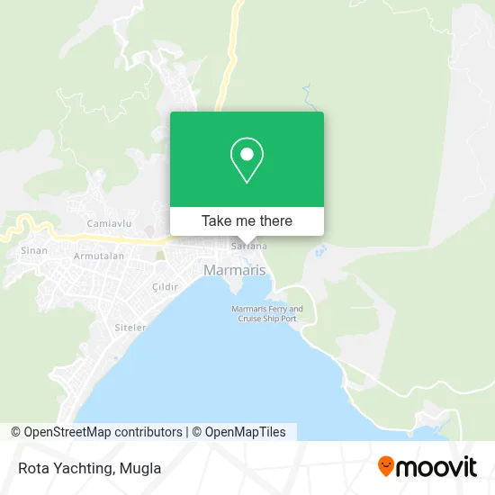 Rota Yachting map