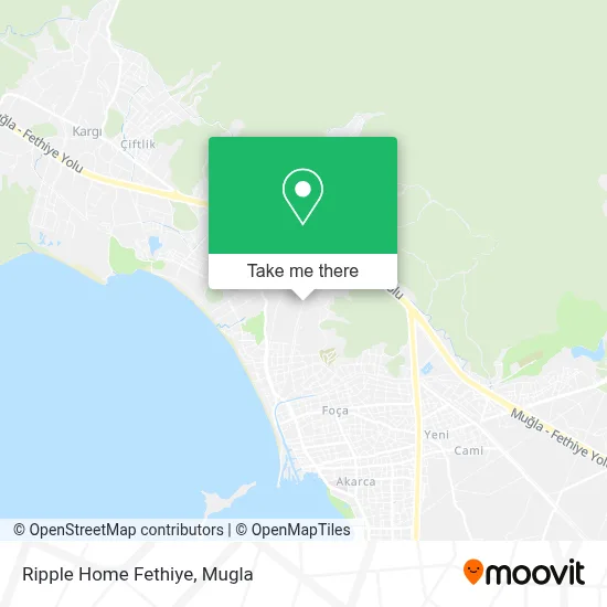 Ripple Home Fethiye map