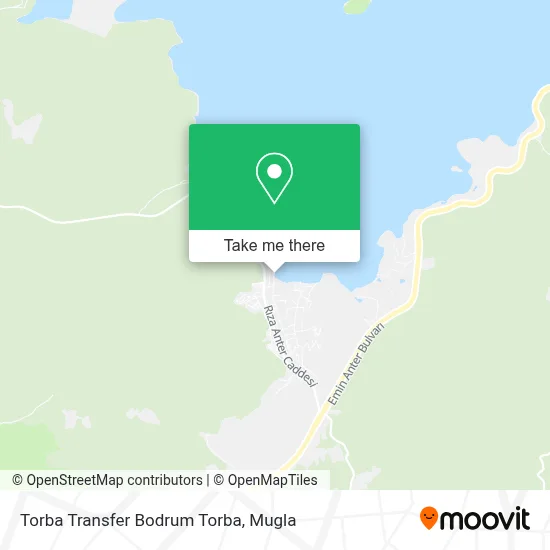 Torba Transfer Bodrum Torba map