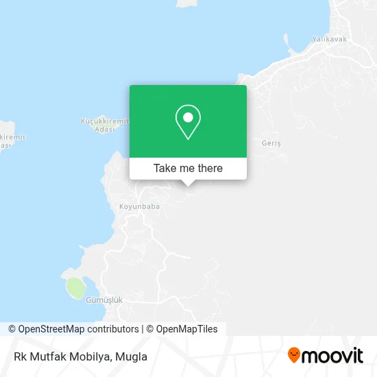 Rk Mutfak Mobilya map