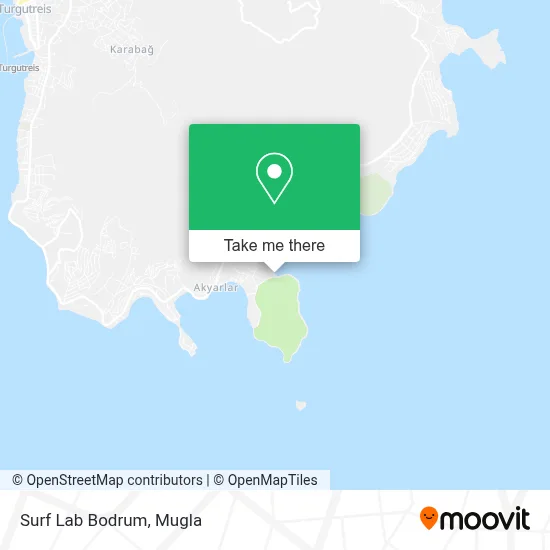 Surf Lab Bodrum map