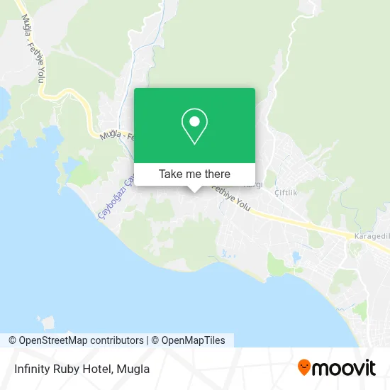 Infinity Ruby Hotel map