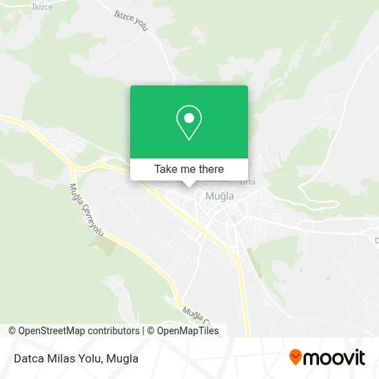 Datca Milas Yolu map