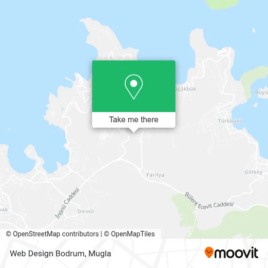 Web Design Bodrum map