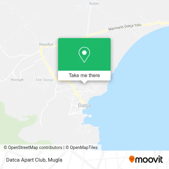 Datca Apart Club map