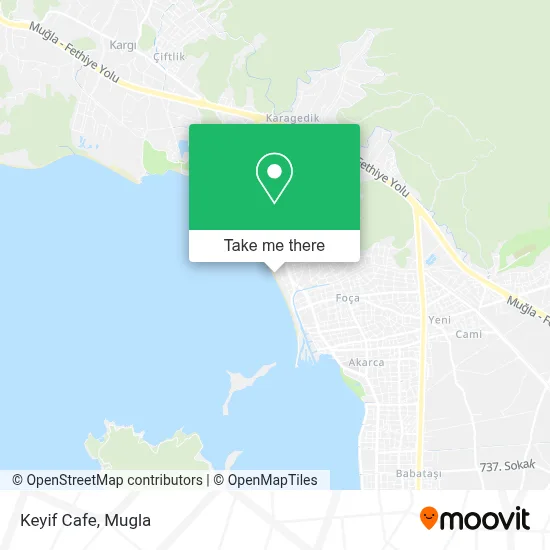 Keyif Cafe map