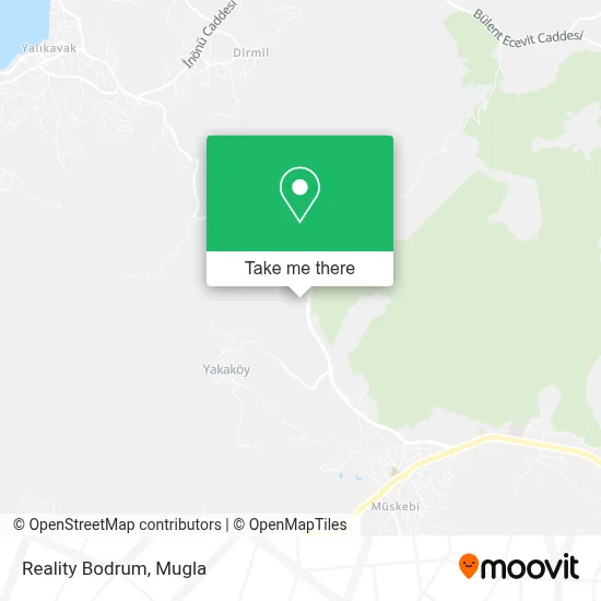 Reality Bodrum map