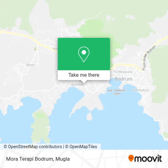 Mora Terapi Bodrum map