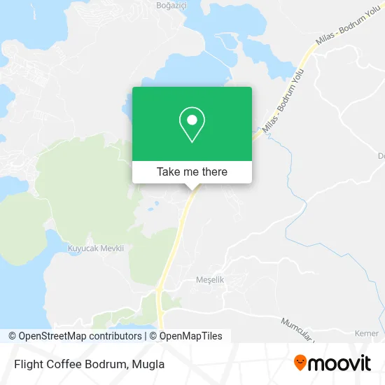 Flight Coffee Bodrum map