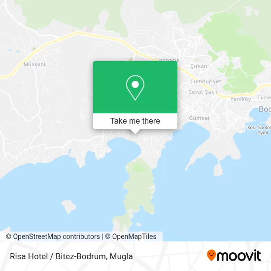 Risa Hotel / Bitez-Bodrum map