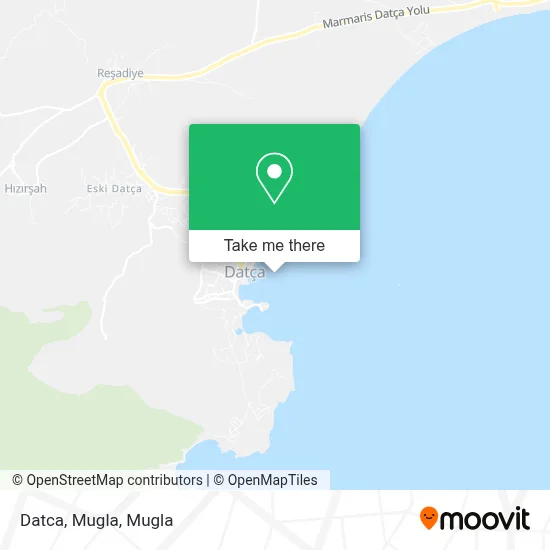 Datca, Mugla map