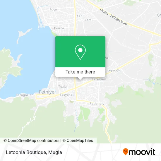 Letoonia Boutique map