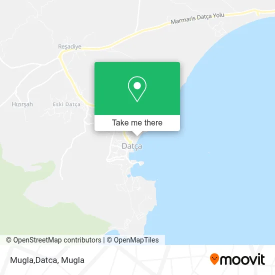 Mugla,Datca map