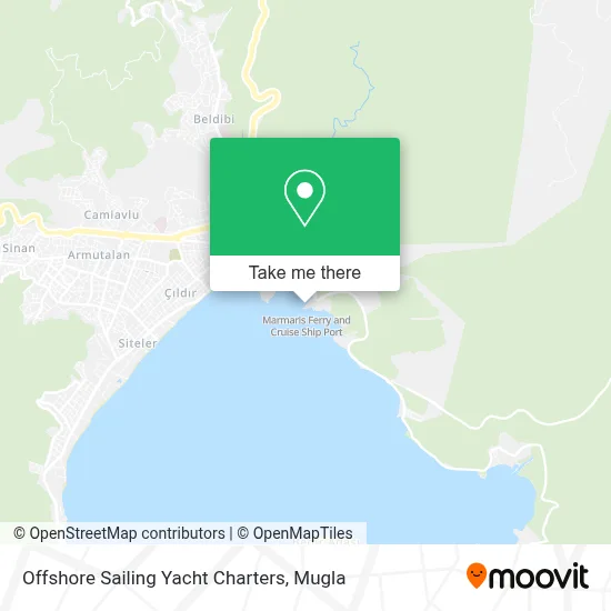 Offshore Sailing Yacht Charters map