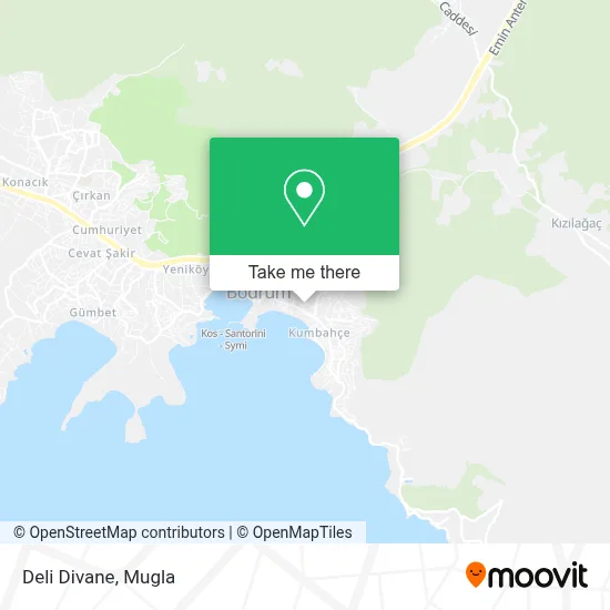 Deli Divane map
