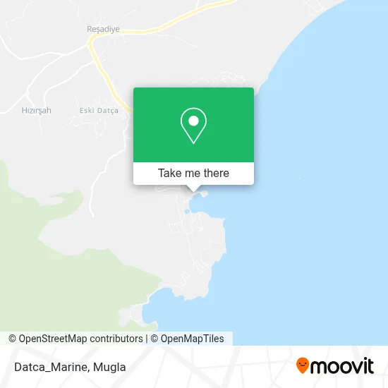 Datca_Marine map