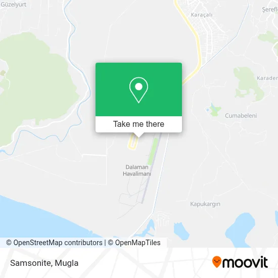 Samsonite map
