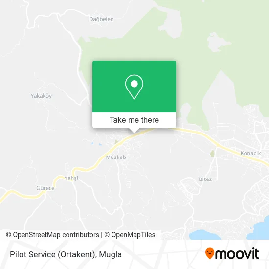 Pilot Service (Ortakent) map