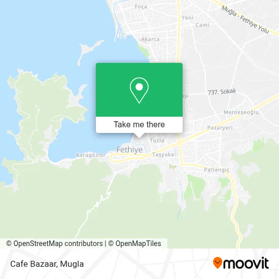 Cafe Bazaar map