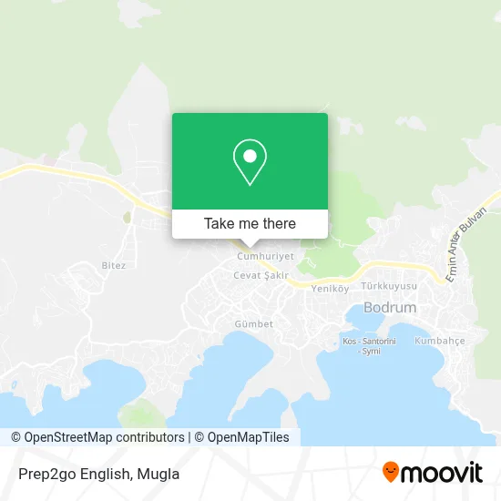 Prep2go English map
