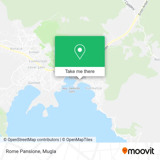 Rome Pansione map