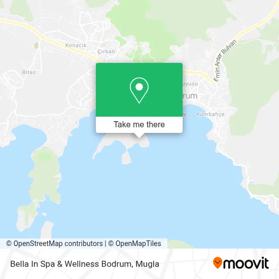 Bella In Spa & Wellness Bodrum map