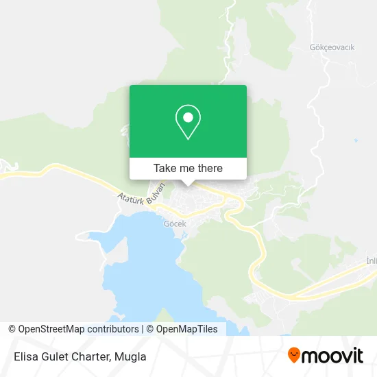 Elisa Gulet Charter map