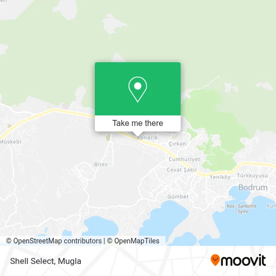 Shell Select map
