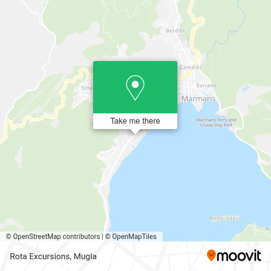 Rota Excursions map