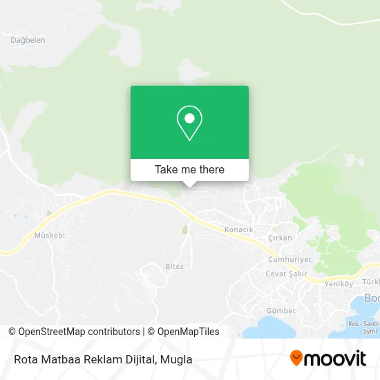 Rota Matbaa Reklam Dijital map