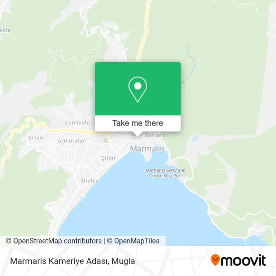 Marmaris Kameriye Adası map
