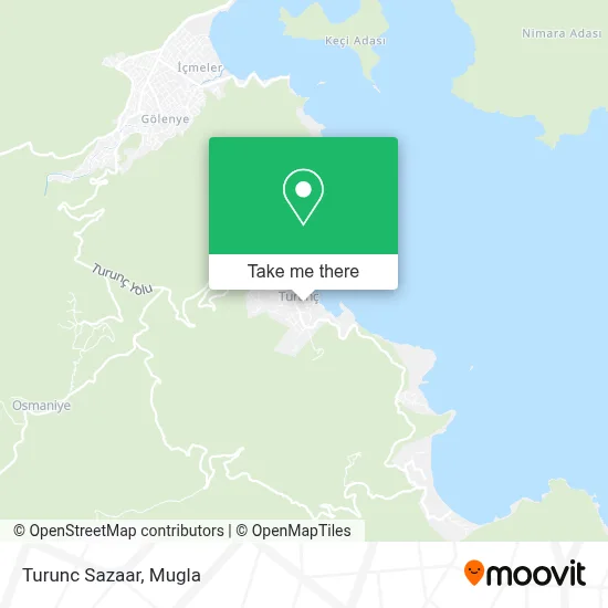Turunc Sazaar map
