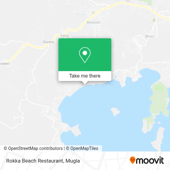 Rokka Beach Restaurant map