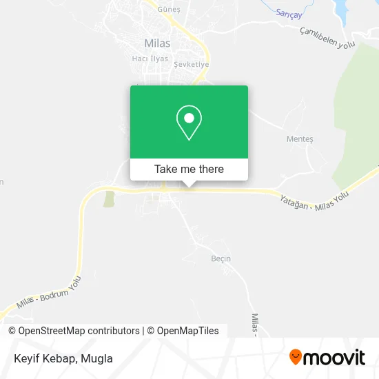 Keyif Kebap map