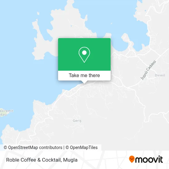 Roble Coffee & Cocktail map