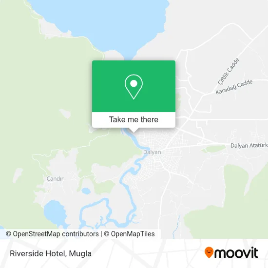 Riverside Hotel map