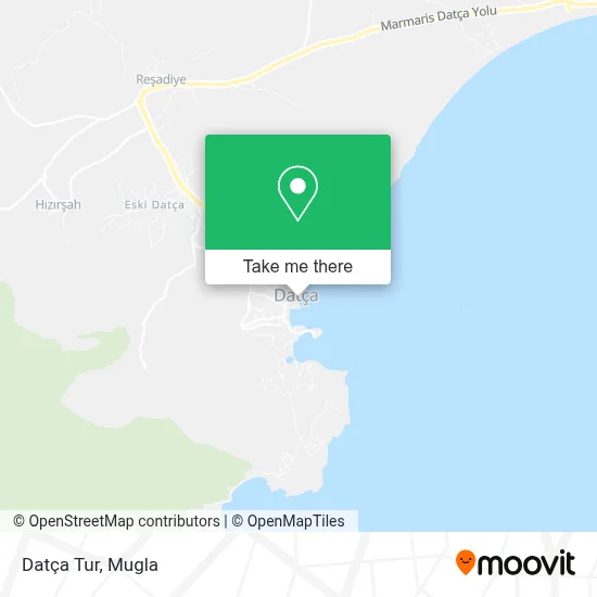 Datça Tur map