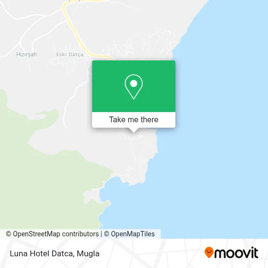 Luna Hotel Datca map