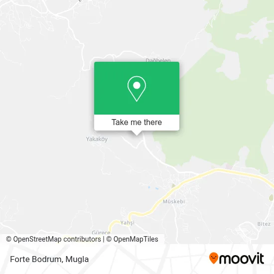 Forte Bodrum map